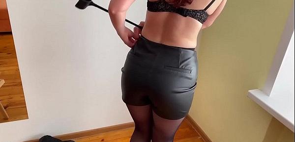 trendsKleoModel Sex with wife in ripped pantyhose and cum inside. Role playing BDSM homemade porn